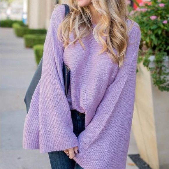 ✨HP✨ BP Lilac Wide Sleeve Sweater - Picture 4 of 8